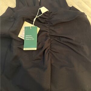 Black Ruched Athleisure leggings